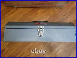 Vintage NEW SEARS Craftsman HIP ROOF Tombstone Tool Box With Red Tray 65161 1980s