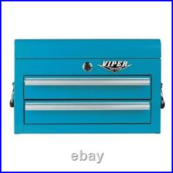 Viper Tool Storage V218MCTL 18-Inch 2-Drawer 18G Steel Mini Storage Chest With