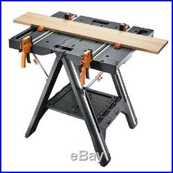 WORX WX051 31 x 25-Inch Pegasus Foldable Lightweight Work Table and Sawhorse