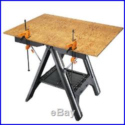 WORX WX051 31 x 25-Inch Pegasus Foldable Lightweight Work Table and Sawhorse