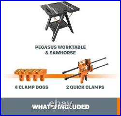 WORX WX051 Pegasus Folding Work Table & Sawhorse