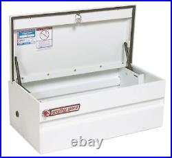 Weather Guard 645-3-01 Truck Box, Chest, Steel, 37W, White, 6.0 Cu. Ft