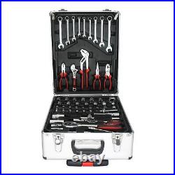 White Hand Tool Box Rolling Tool Set 4 Layer Storage Organizer Portable Wheels