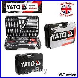 Yato Professional 216 pcs Ratchet Socket Set 1/2 1/4 3/8 Tools Toolbox YT-38841