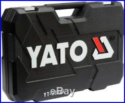Yato Ratchet Socket Set 216 pcs 1/2 1/4 3/8 Hand Tools Toolbox Driver YT-38841